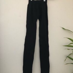 High Rise Black Thick Leggings